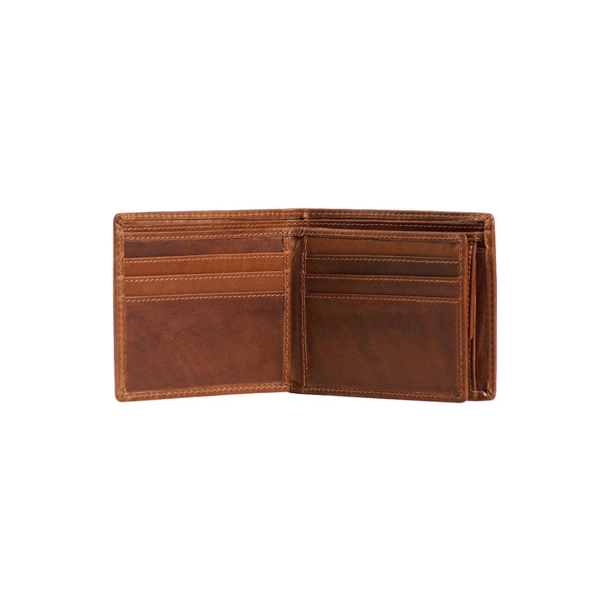 Cognac Leather Wallet Ralph, detail view 1