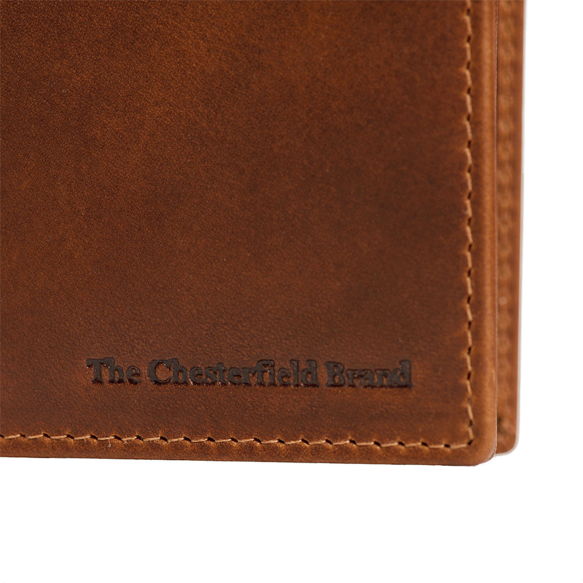 Cognac Leather Wallet Ralph, detail view 4