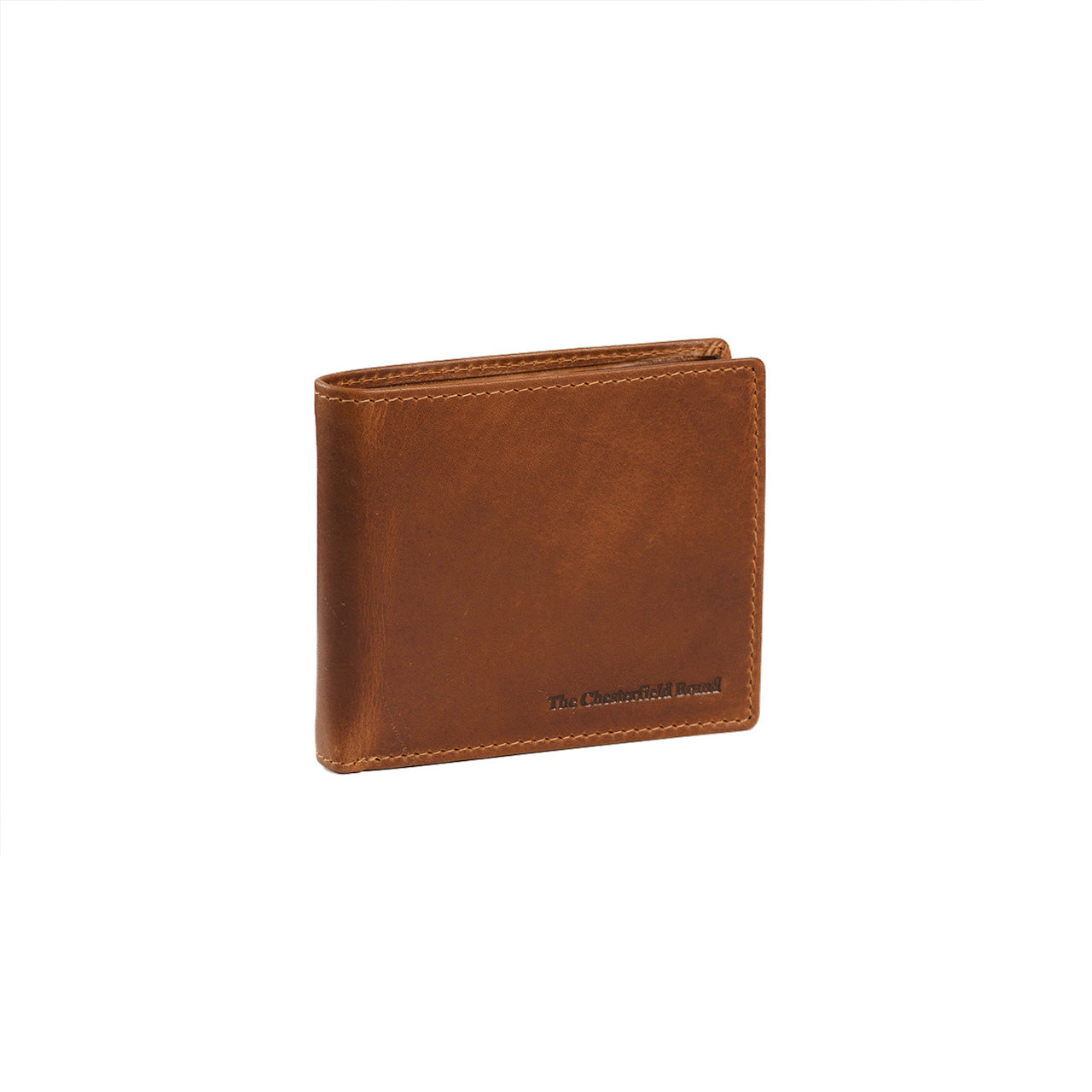 Cognac Leather Wallet Ralph, front view