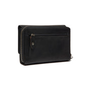 Black Leather Wallet Rhodos, product view 3