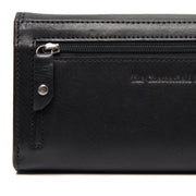 Black Leather Wallet Rivalto, detail view 4
