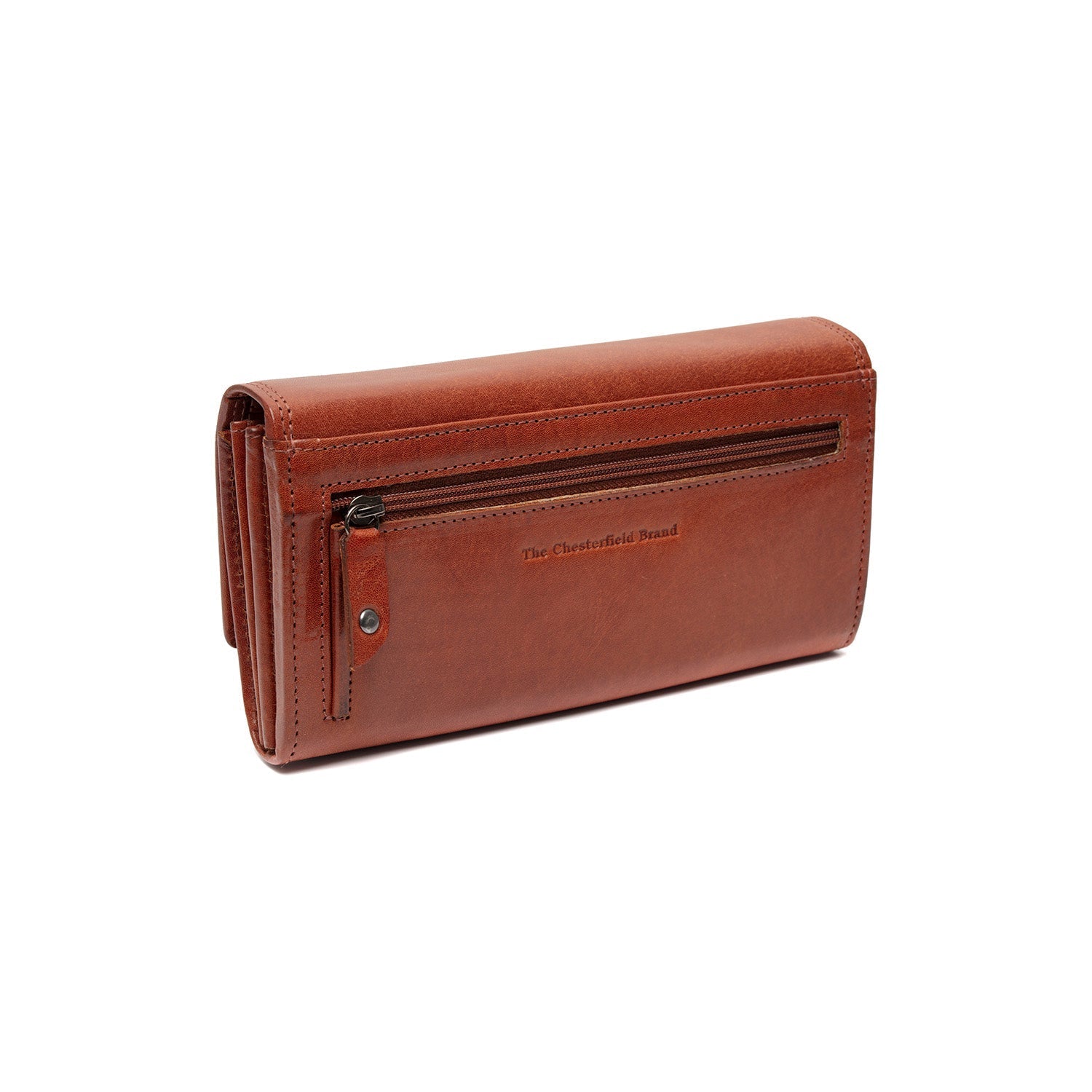 Cognac Leather Wallet Rivalto, detail view 6