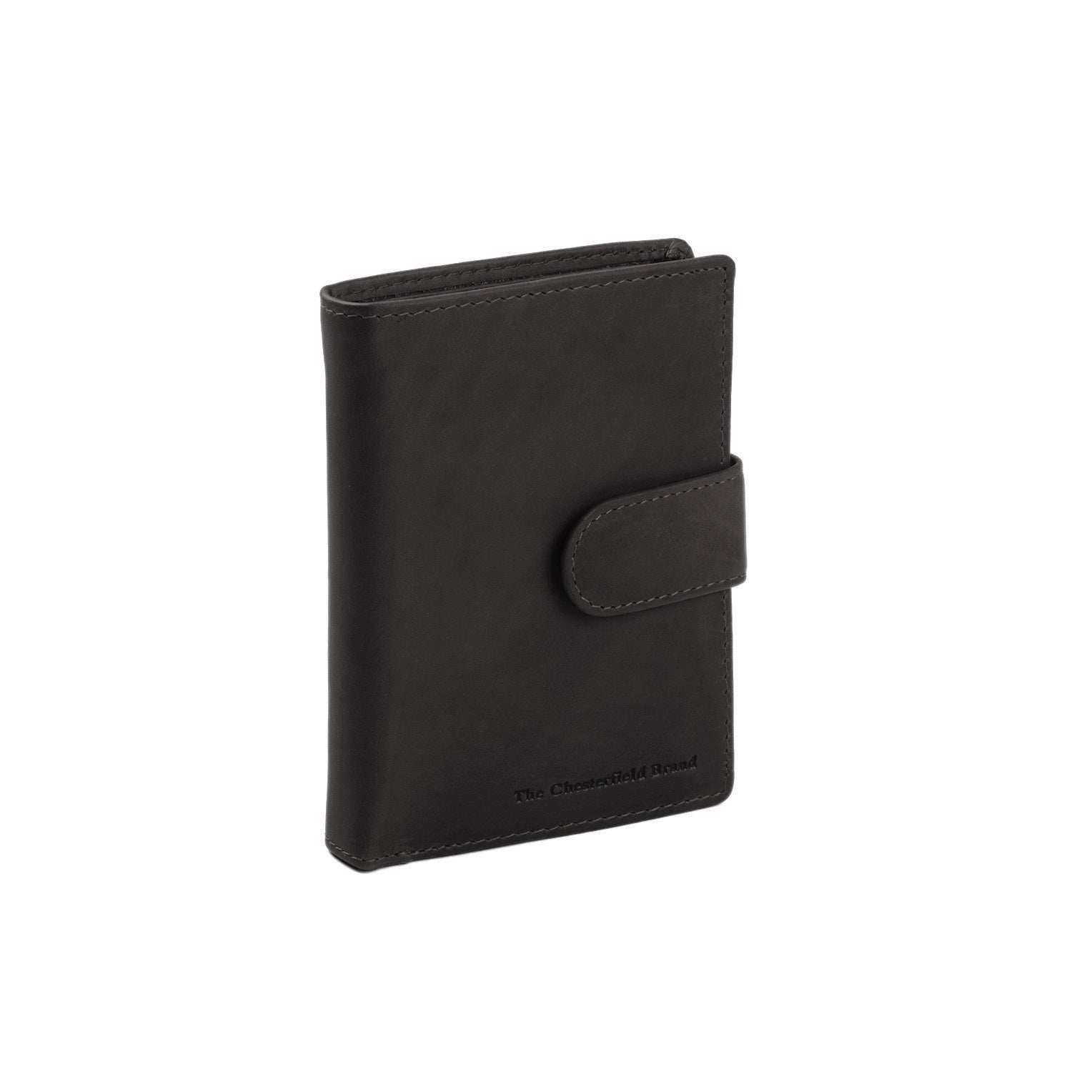 Brown Leather Wallet Ruby, front view
