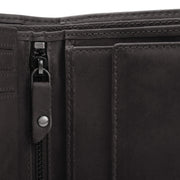 Brown Leather Wallet Ruby, product view 3