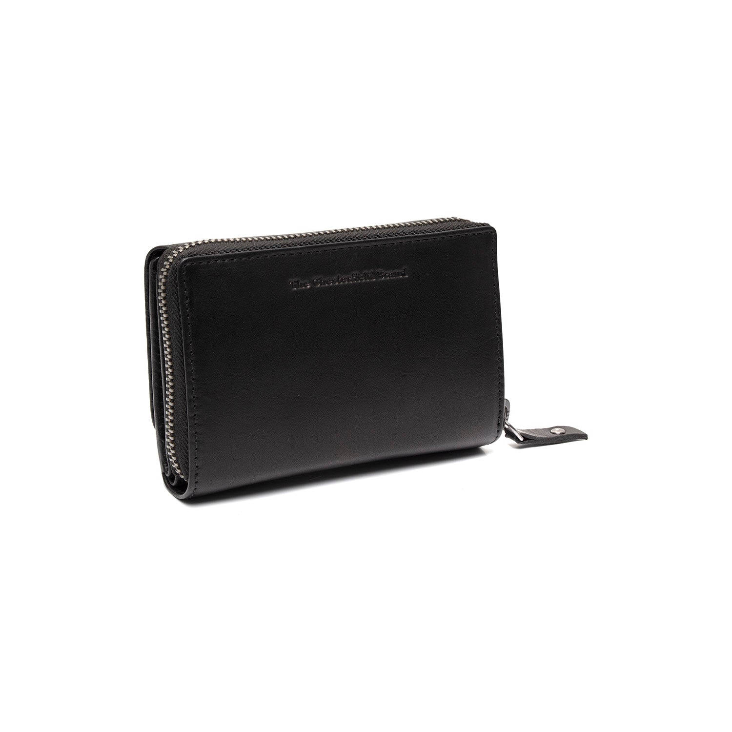 Black Leather Wallet Salviano, detail view 4