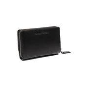 Black Leather Wallet Salviano, detail view 4