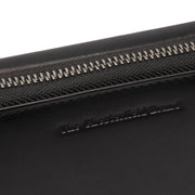 Black Leather Wallet Salviano, product view 2