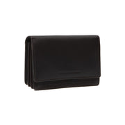 Brown Leather Wallet Salzburg, front view