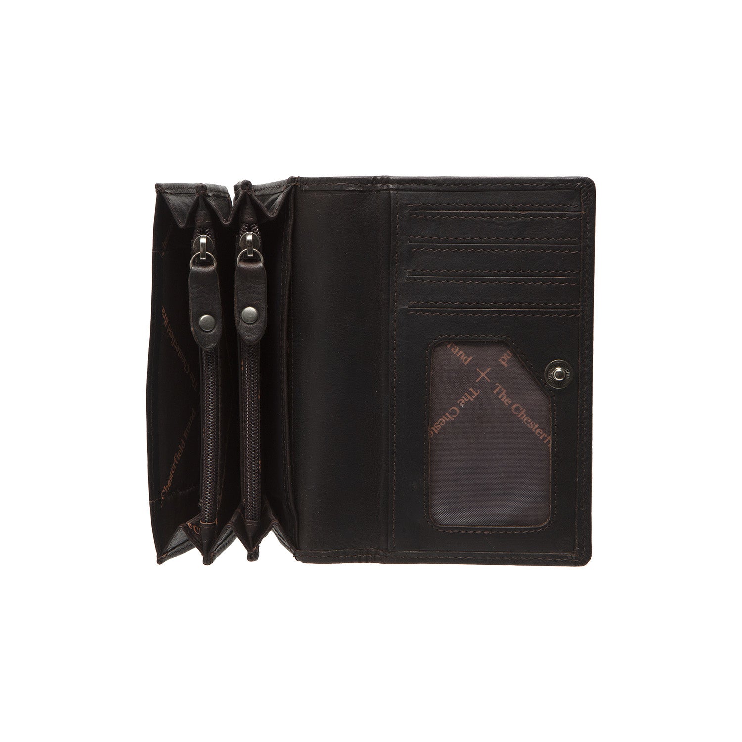 Brown Leather Wallet Salzburg, product view 2