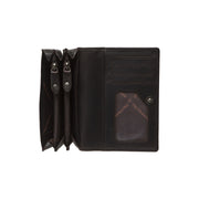 Brown Leather Wallet Salzburg, product view 2