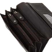 Brown Leather Wallet Salzburg, product view 3