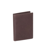 Brown Leather Wallet Siem, front view