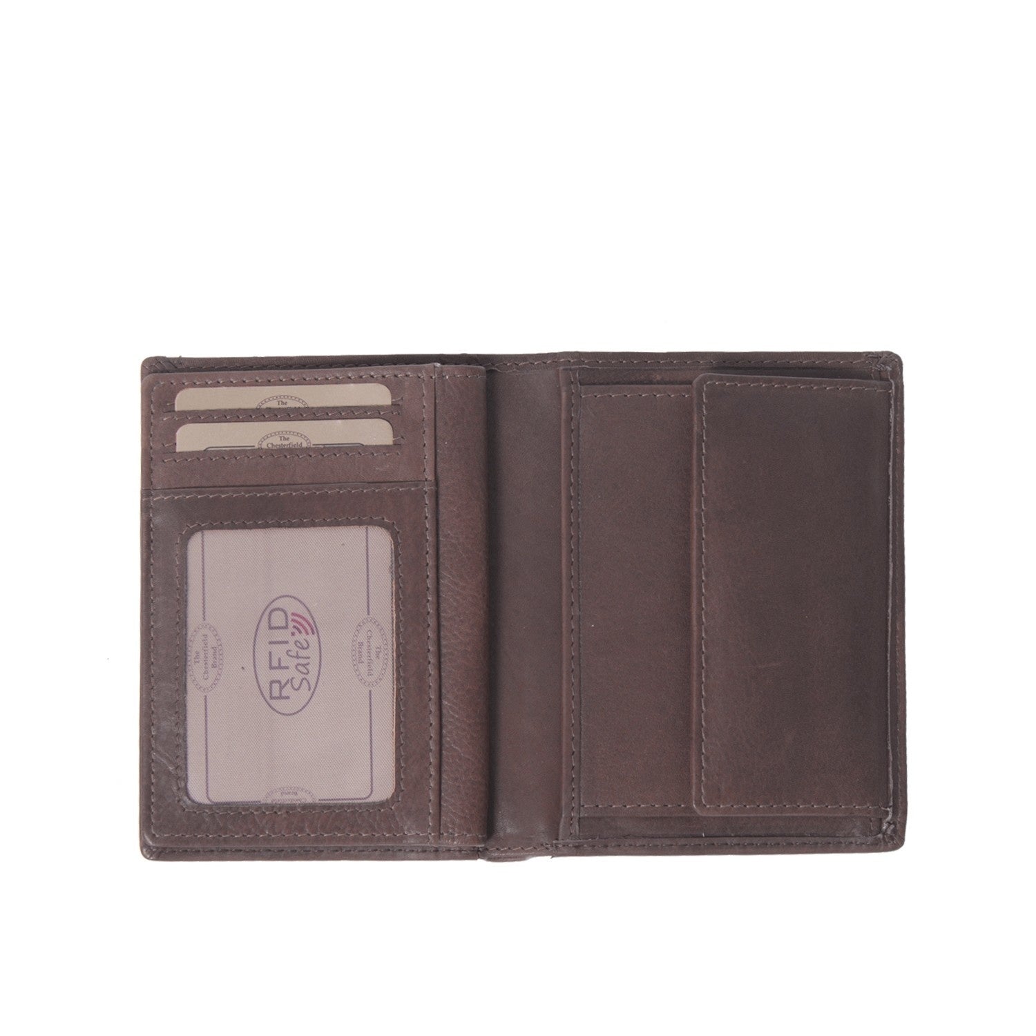 Brown Leather Wallet Siem, product view 2
