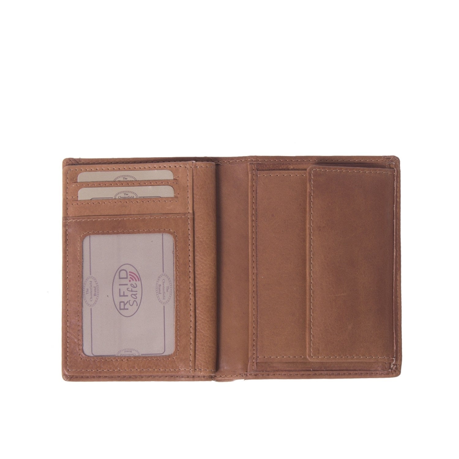 Cognac Leather Wallet Siem, product view 3