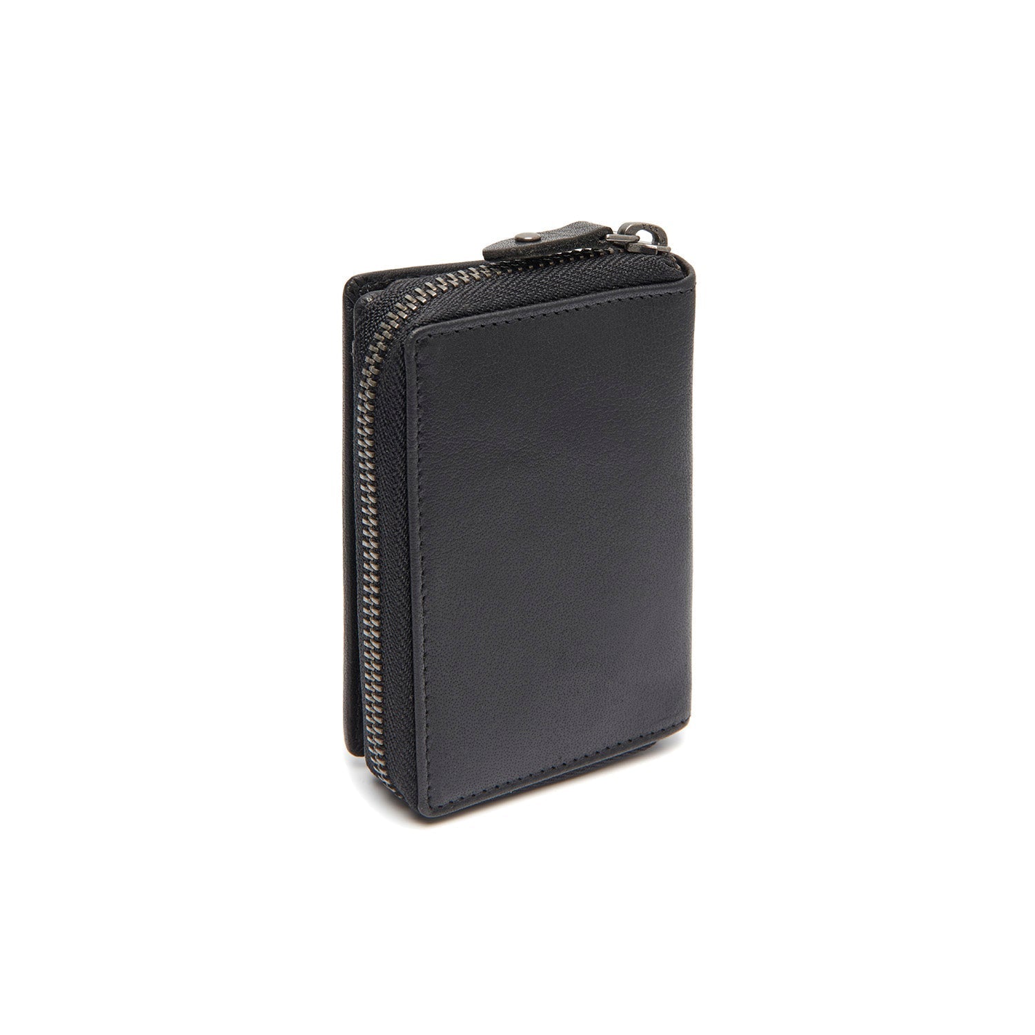 Black Leather Wallet Sionel, detail view 4