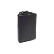 Black Leather Wallet Sionel, front view