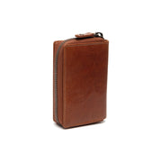 Cognac Leather Wallet Sionel, detail view 4