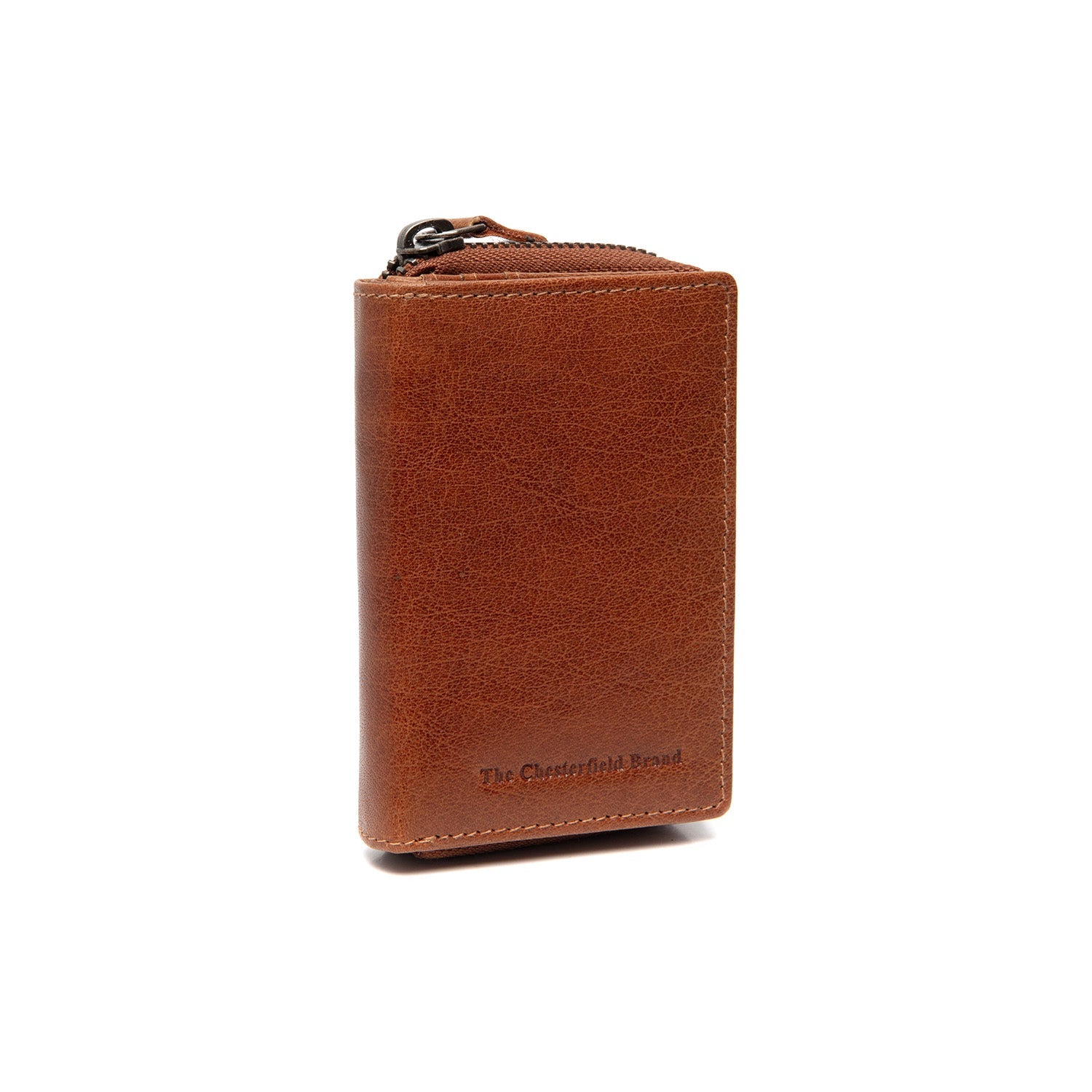 Cognac Leather Wallet Sionel, front view