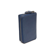 Navy Leather Wallet Sionel, detail view 4