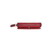 Red Leather Wallet Sionel, detail view 1