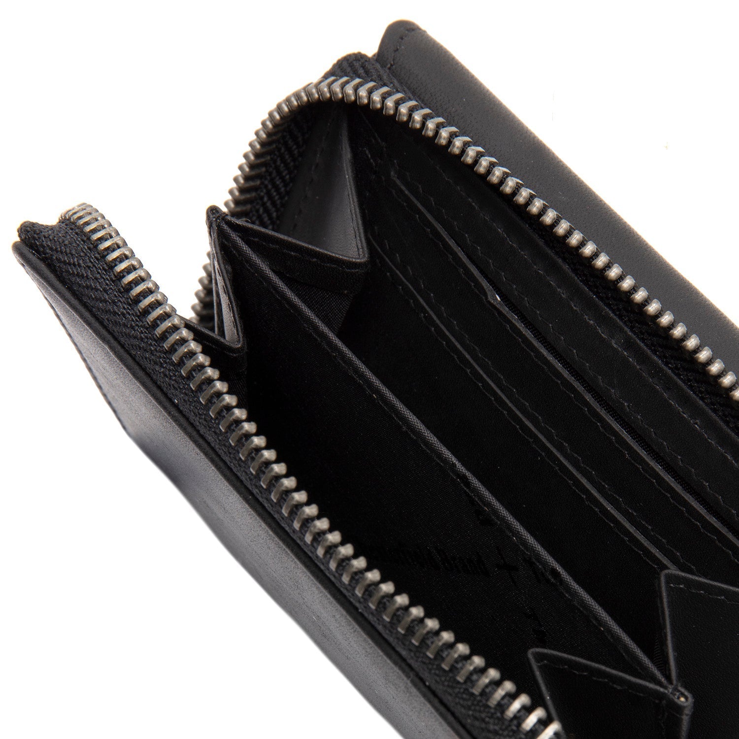Black Leather Wallet Sorraia, product view 2