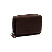 Brown Leather Wallet Sorraia, front view