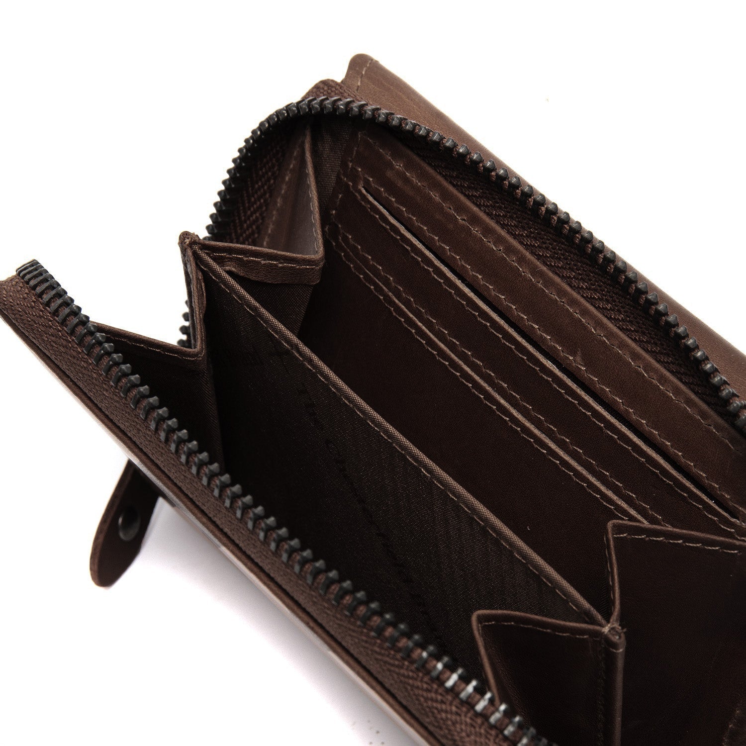 Brown Leather Wallet Sorraia, product view 3