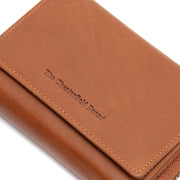 Cognac Leather Wallet Sorraia, detail view 3