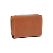 Cognac Leather Wallet Sorraia, detail view 4