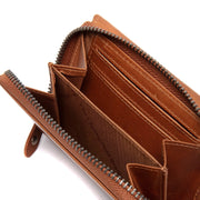 Cognac Leather Wallet Sorraia, product view 2