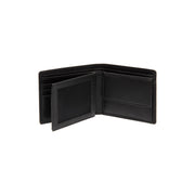 Black Leather Wallet Stephens, detail view 1