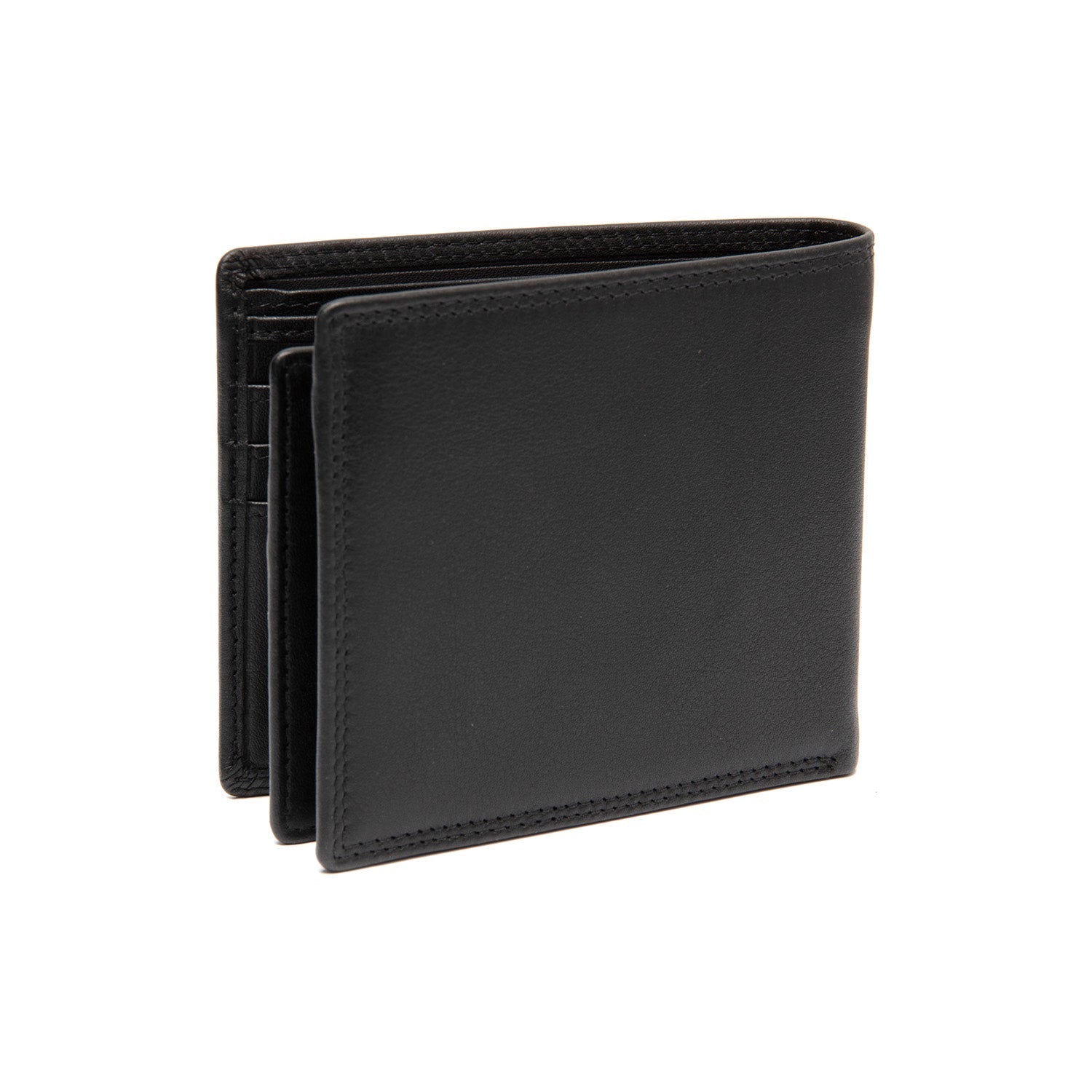 Black Leather Wallet Stephens, detail view 6