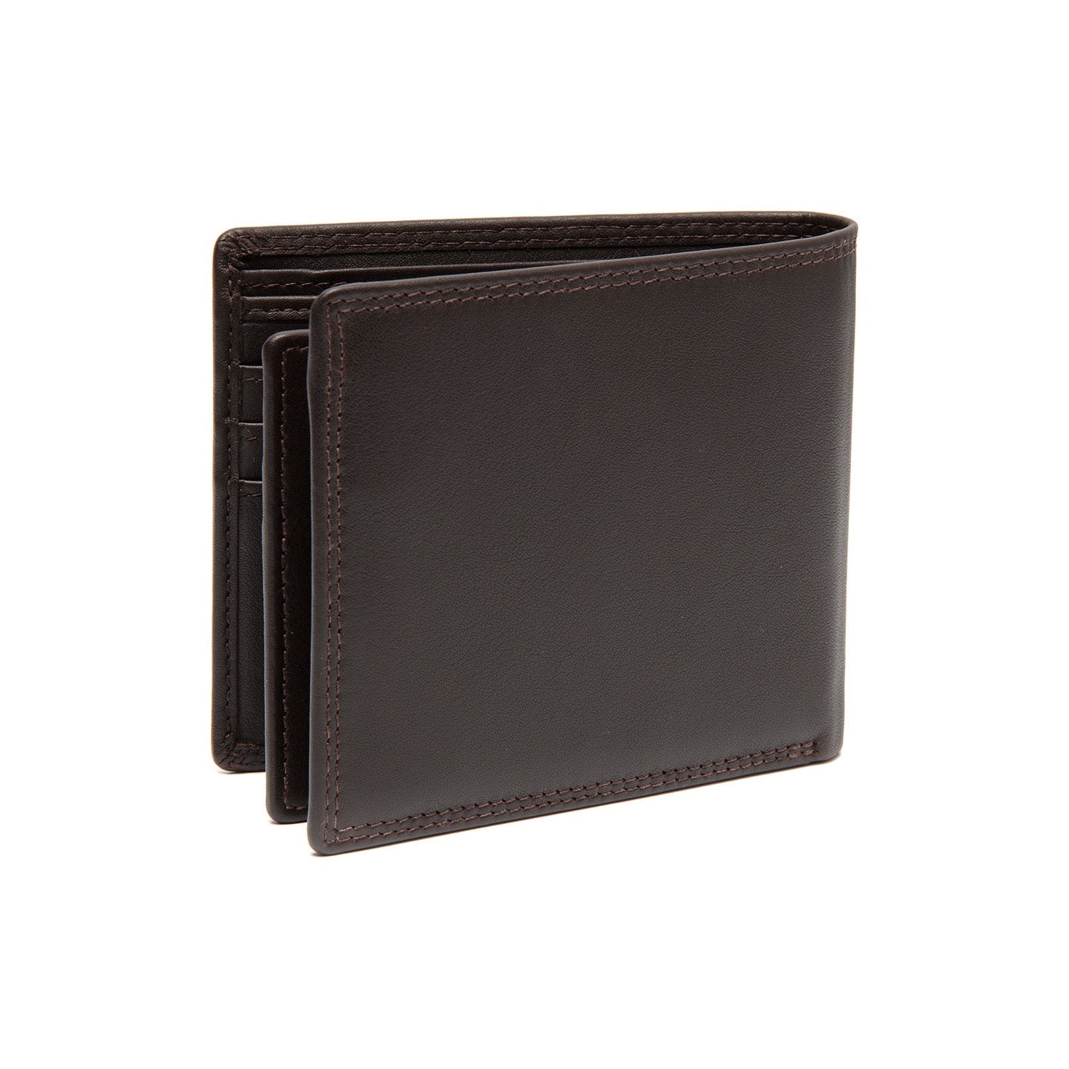 Brown Leather Wallet Stephens, detail view 4