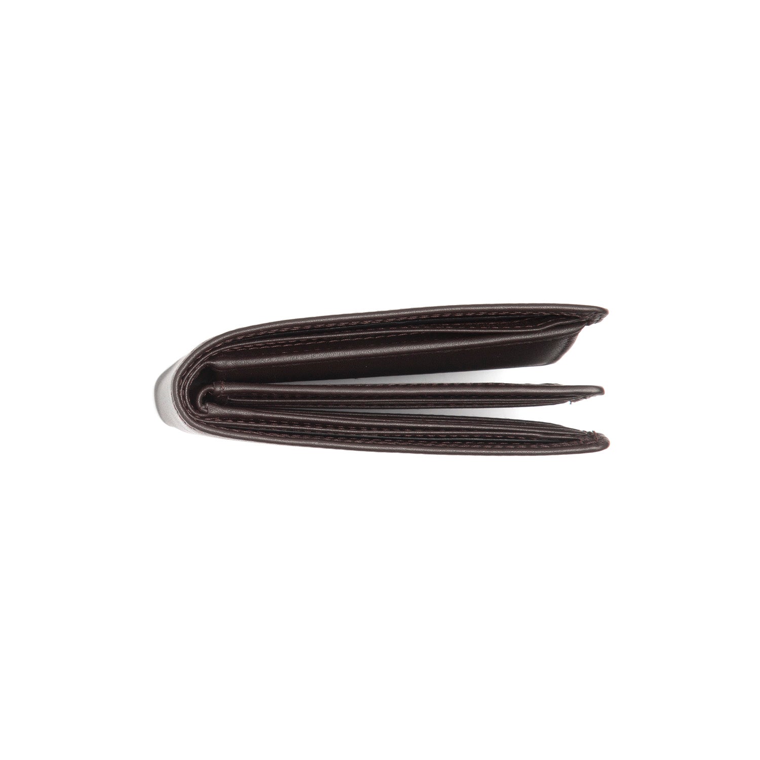 Brown Leather Wallet Stephens, product view 3