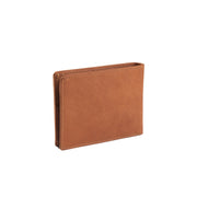 Cognac Leather Wallet Timo, detail view 4