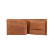 Cognac Leather Wallet Timo, product view 3