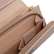 Beige Leather Wallet Valetta, detail view 3