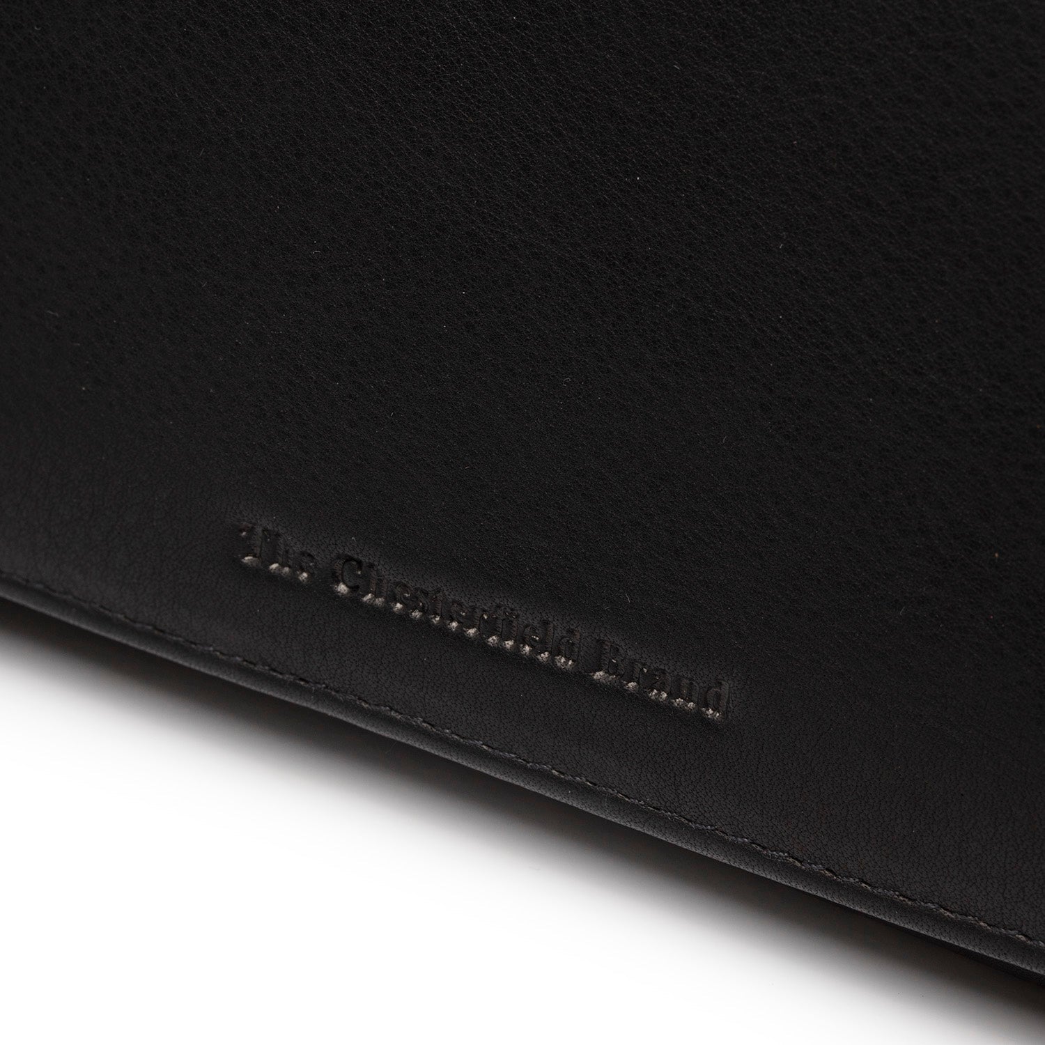 Black Leather Wallet Valetta, detail view 3