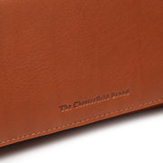 Cognac Leather Wallet Valetta, detail view 3