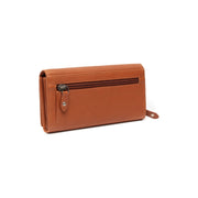 Cognac Leather Wallet Valetta, detail view 4