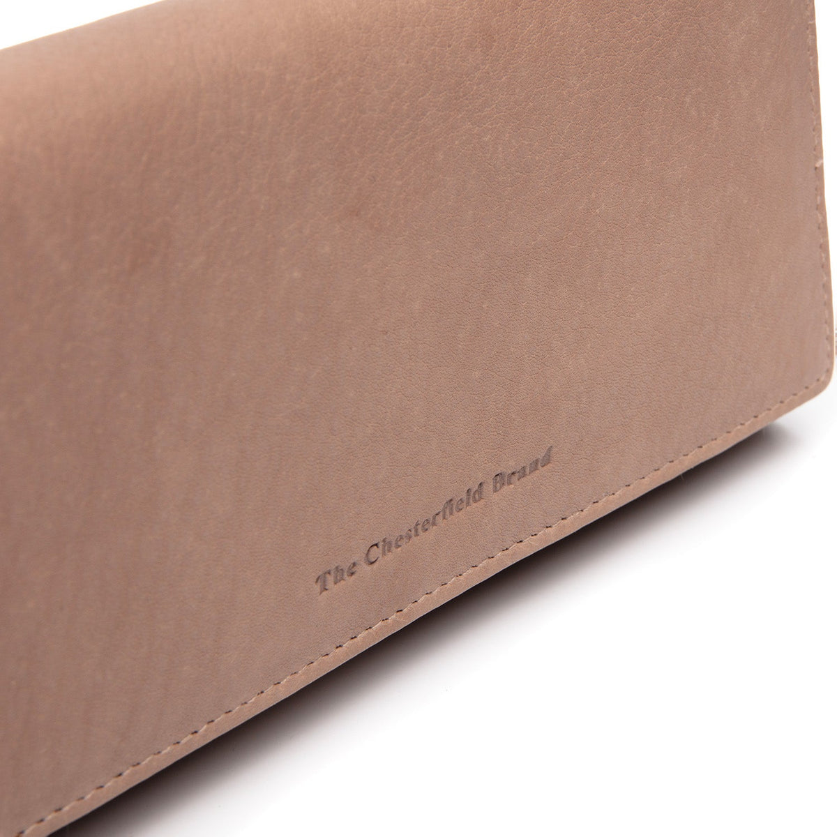 Taupe Leather Wallet Valetta, detail view 1