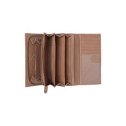 Taupe Leather Wallet Valetta, detail view 3