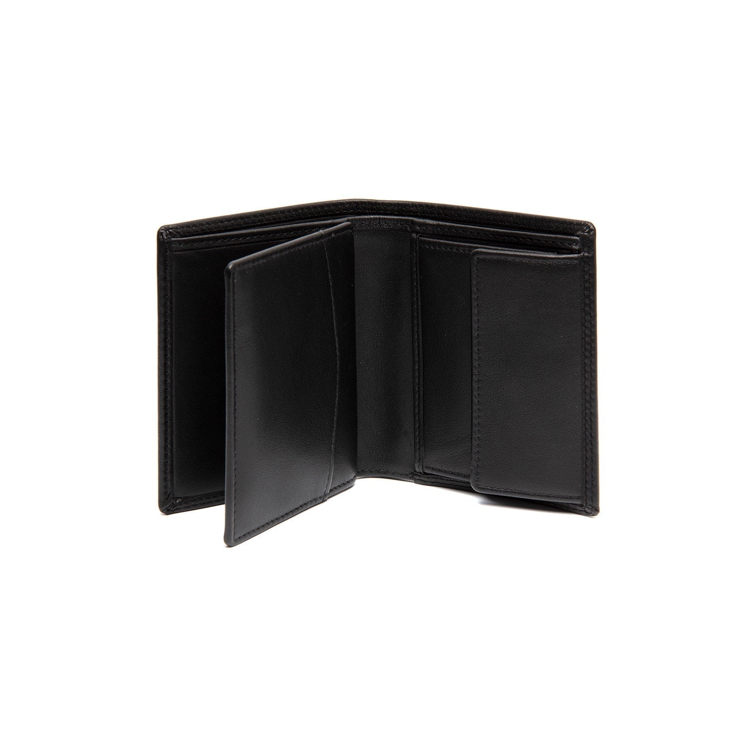 Black Leather Wallet Vincent, product view 2