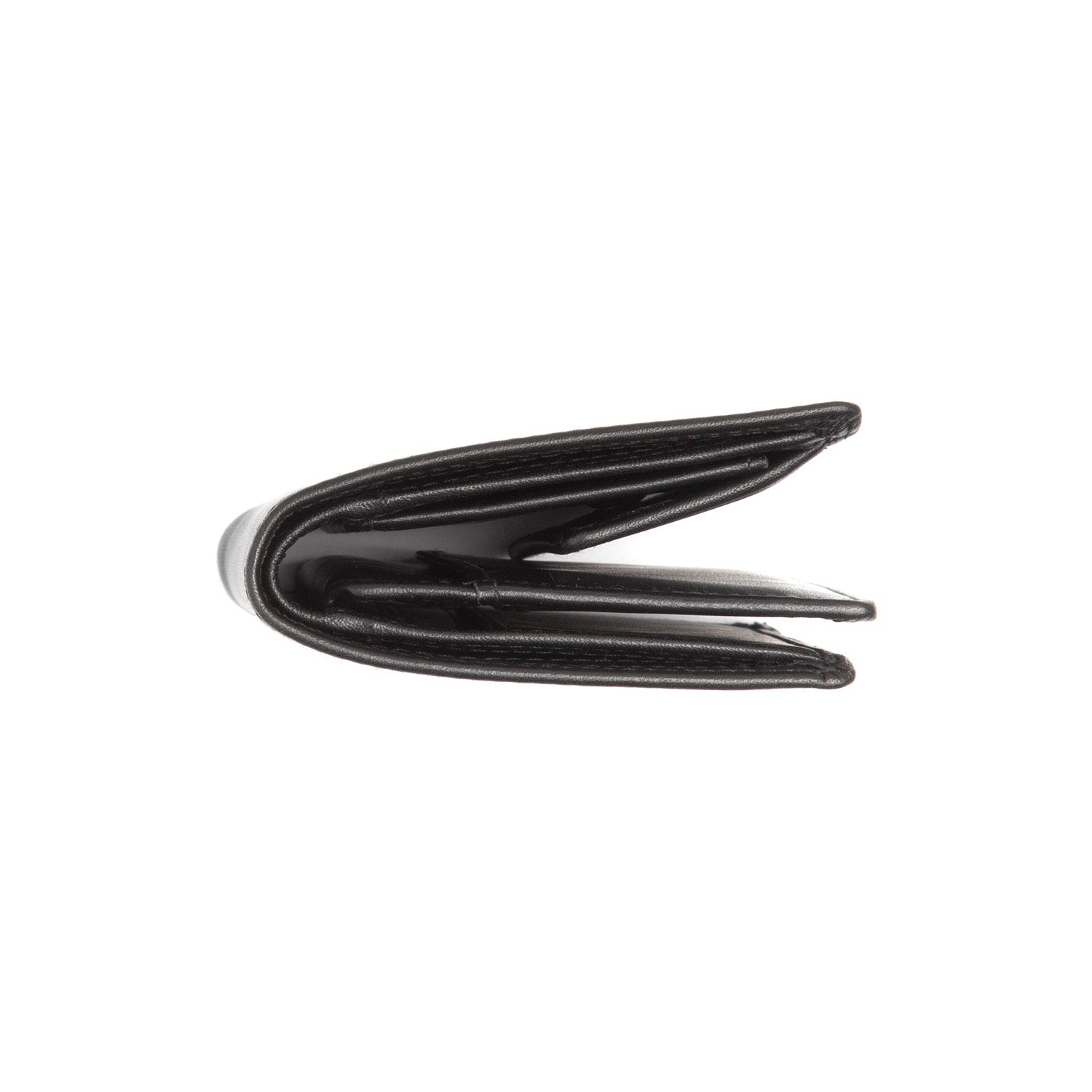Black Leather Wallet Vincent, product view 3