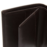 Brown Leather Wallet Vincent, detail view 3