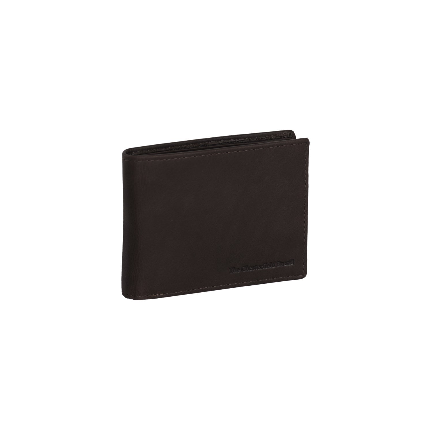 Brown Leather Wallet Walid, front view