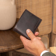 Brown Leather Wallet Walid, product view 2