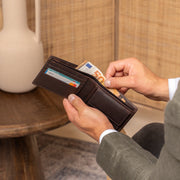Brown Leather Wallet Walid, product view 3