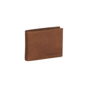 Cognac Leather Wallet Walid, front view
