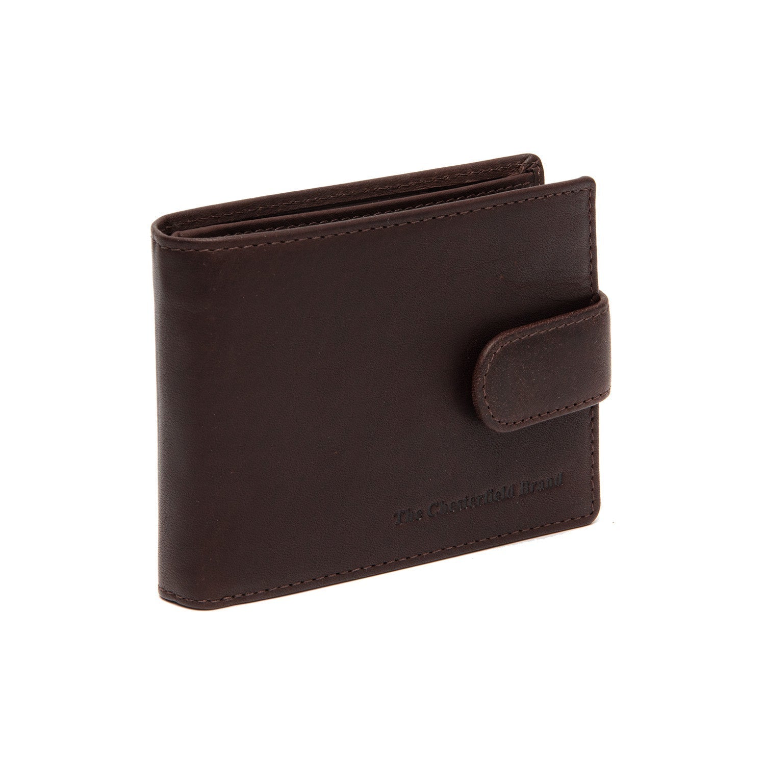 Brown Leather Wallet Yamba, front view